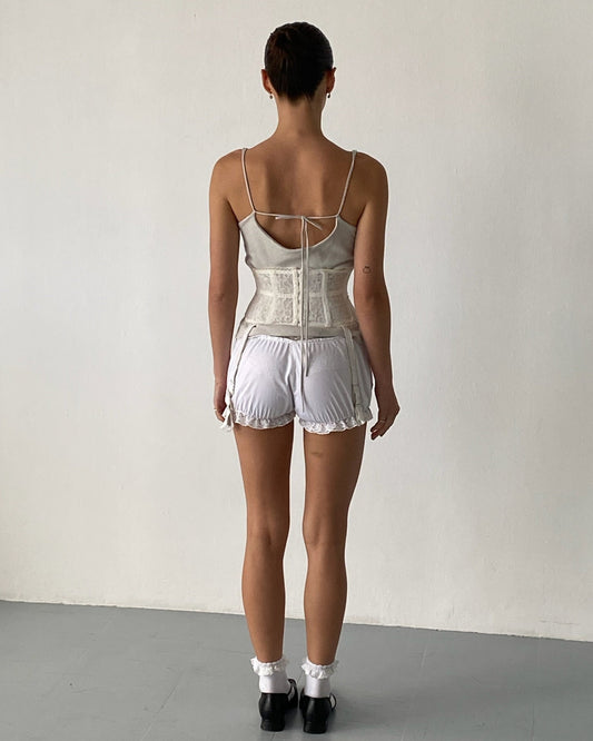 The Spoon Top (in Light Gray Pointelle)