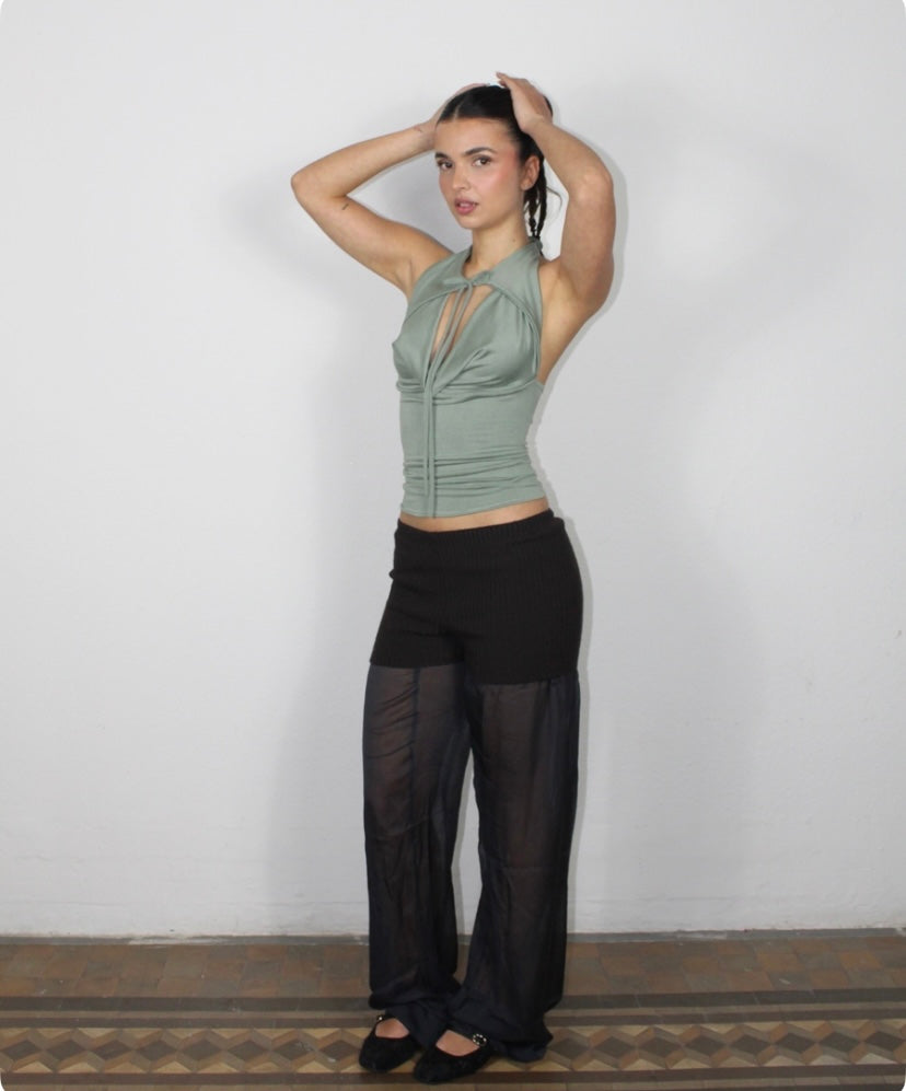 The Mevanou Top (In Green)