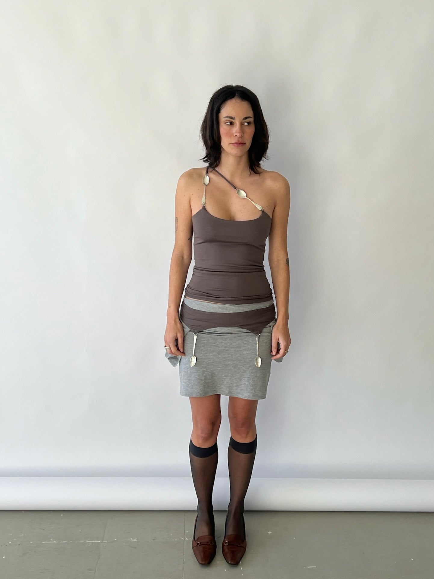 The Spoon Top (In Taupe)