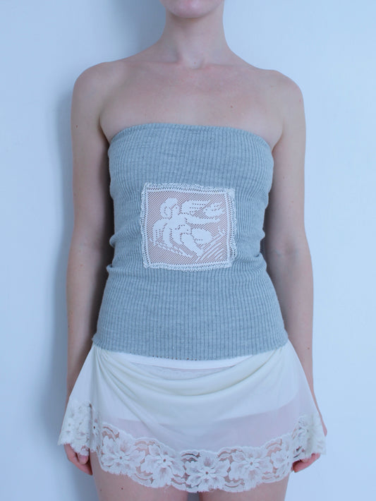 The Filet Lace Top (The Angel with Arrow)