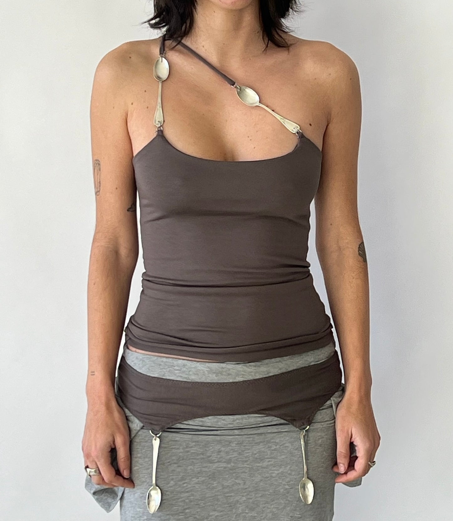 The Spoon Top (In Taupe)