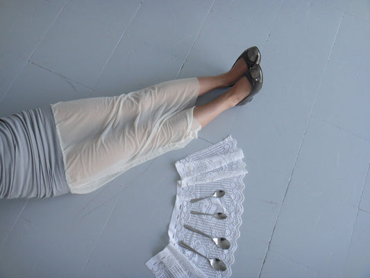 The Porcelain Skirt (in Medium Gray)