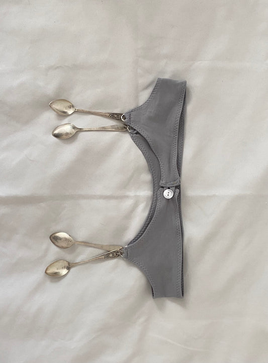 The Spoon Belt (In Medium Gray)