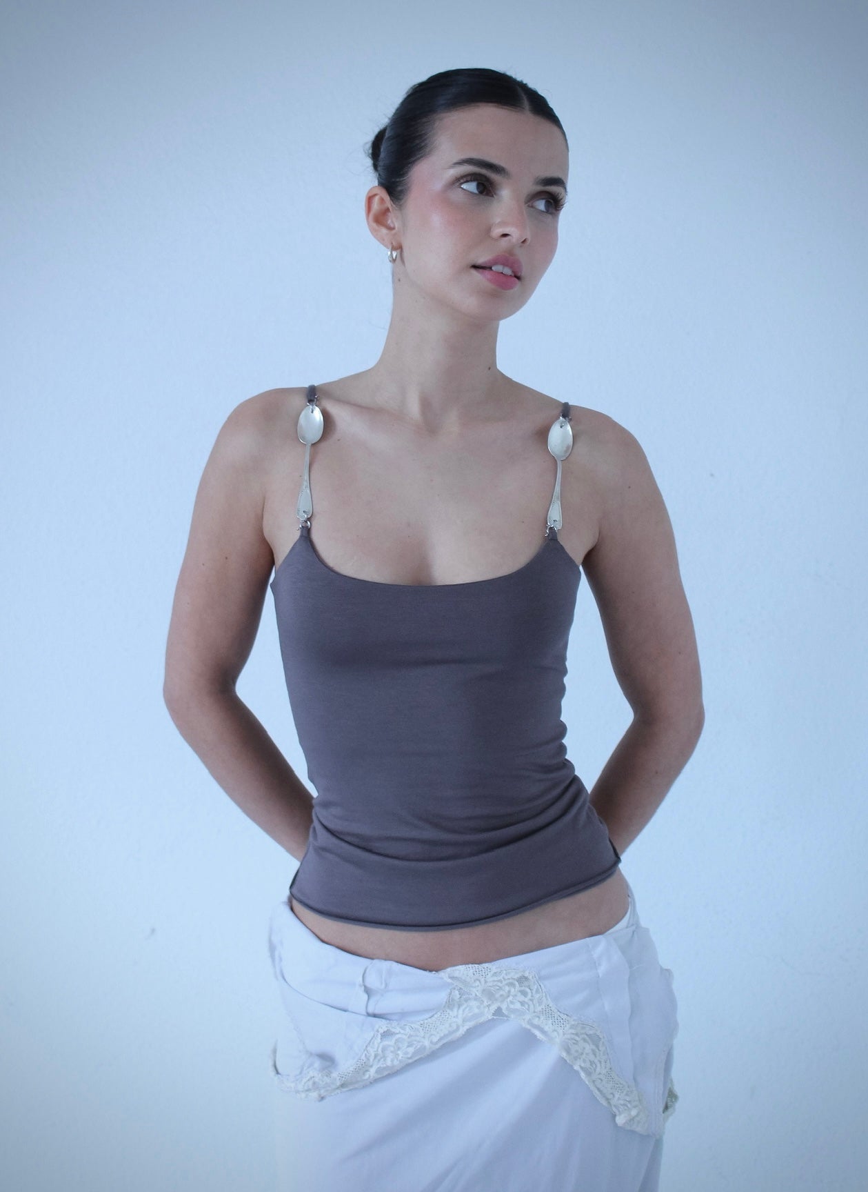 The Spoon Top (In Taupe)