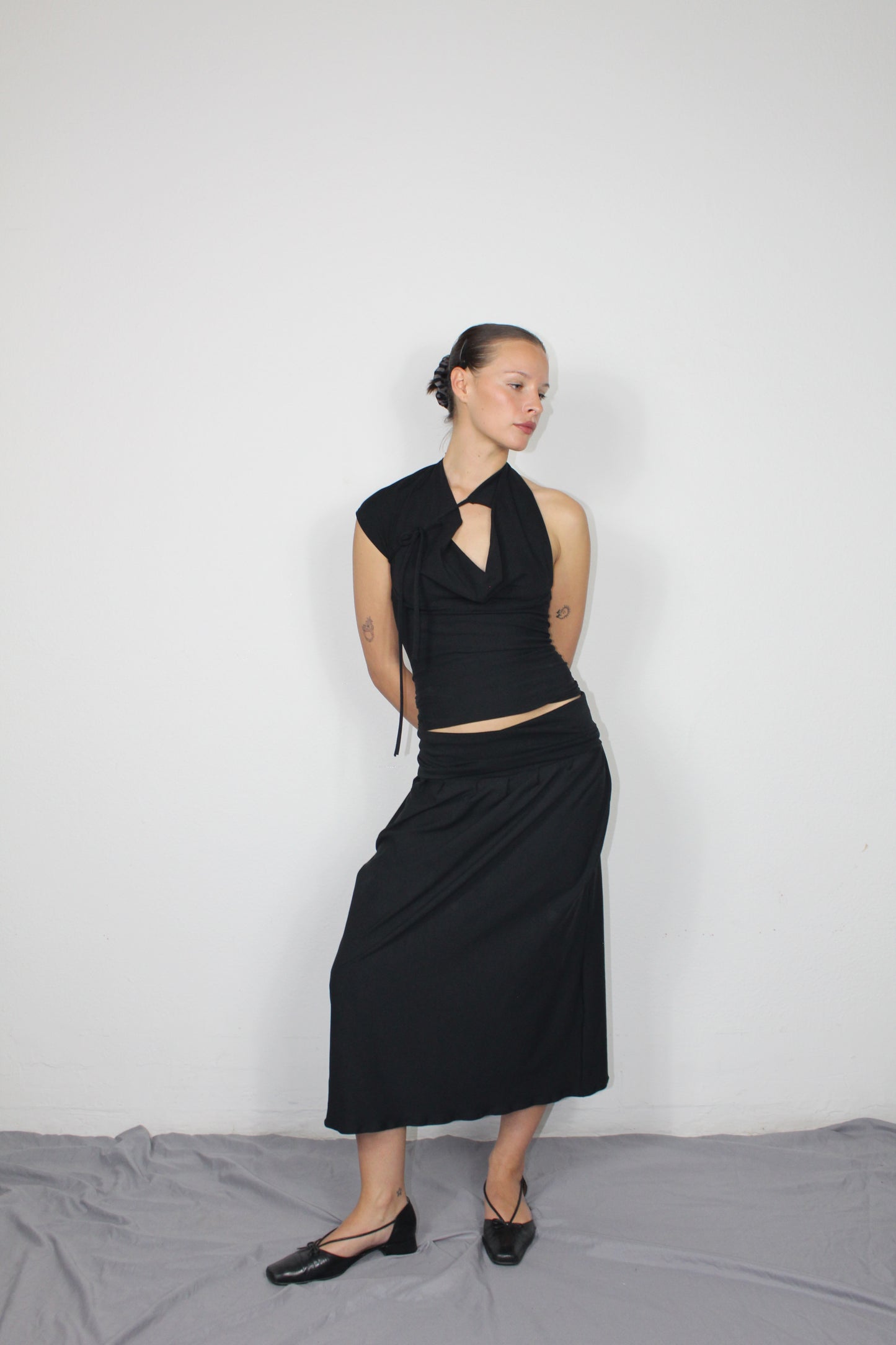 The Mevanou Top (In Black)