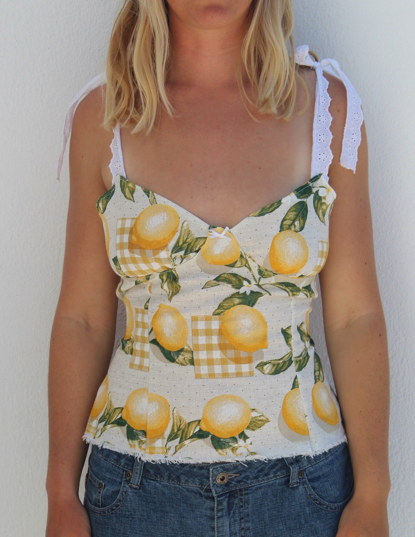 The Meadow Top in Lemon (MADE TO ORDER)