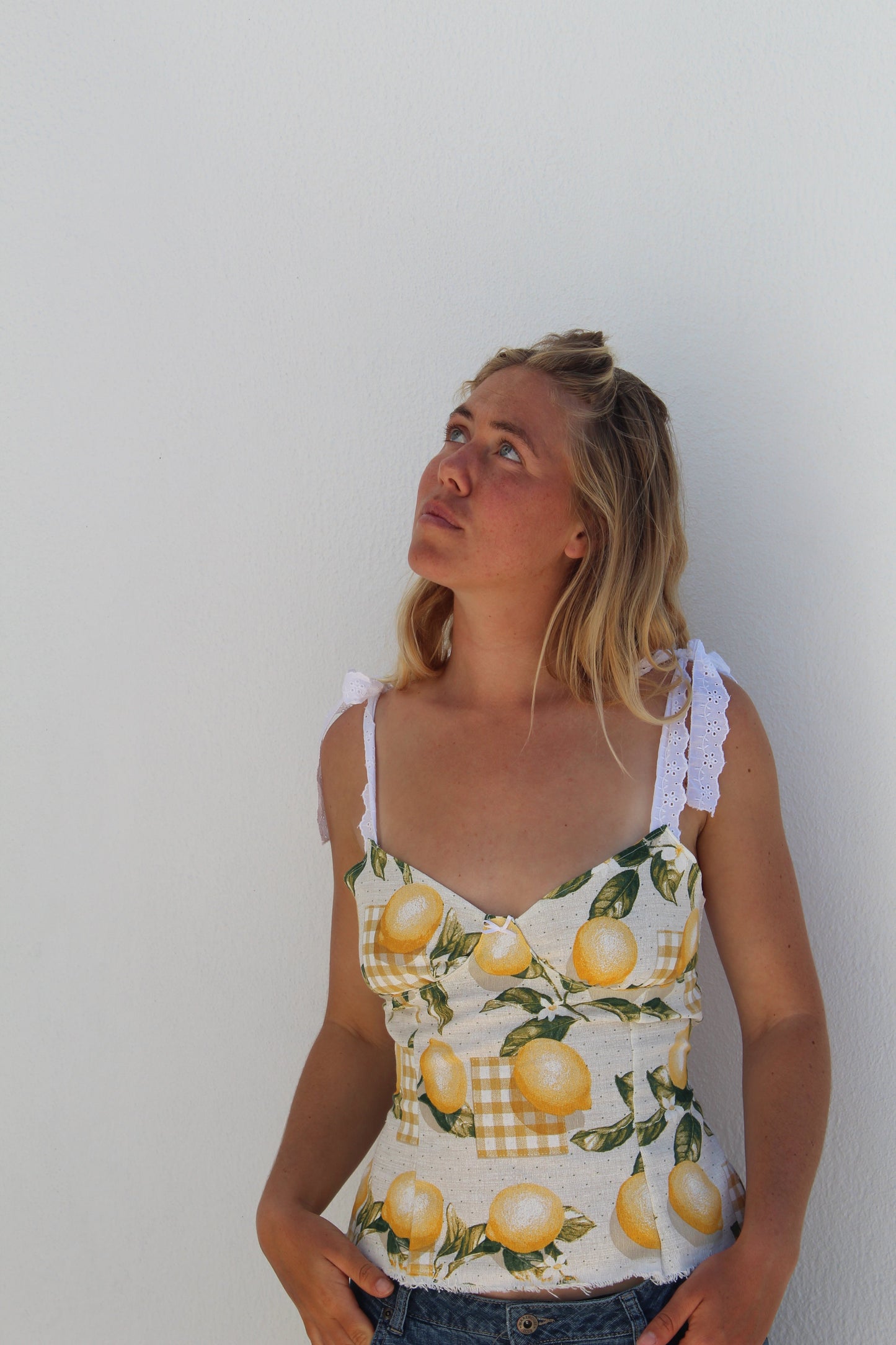 The Meadow Top (In Lemon) -  MADE TO ORDER