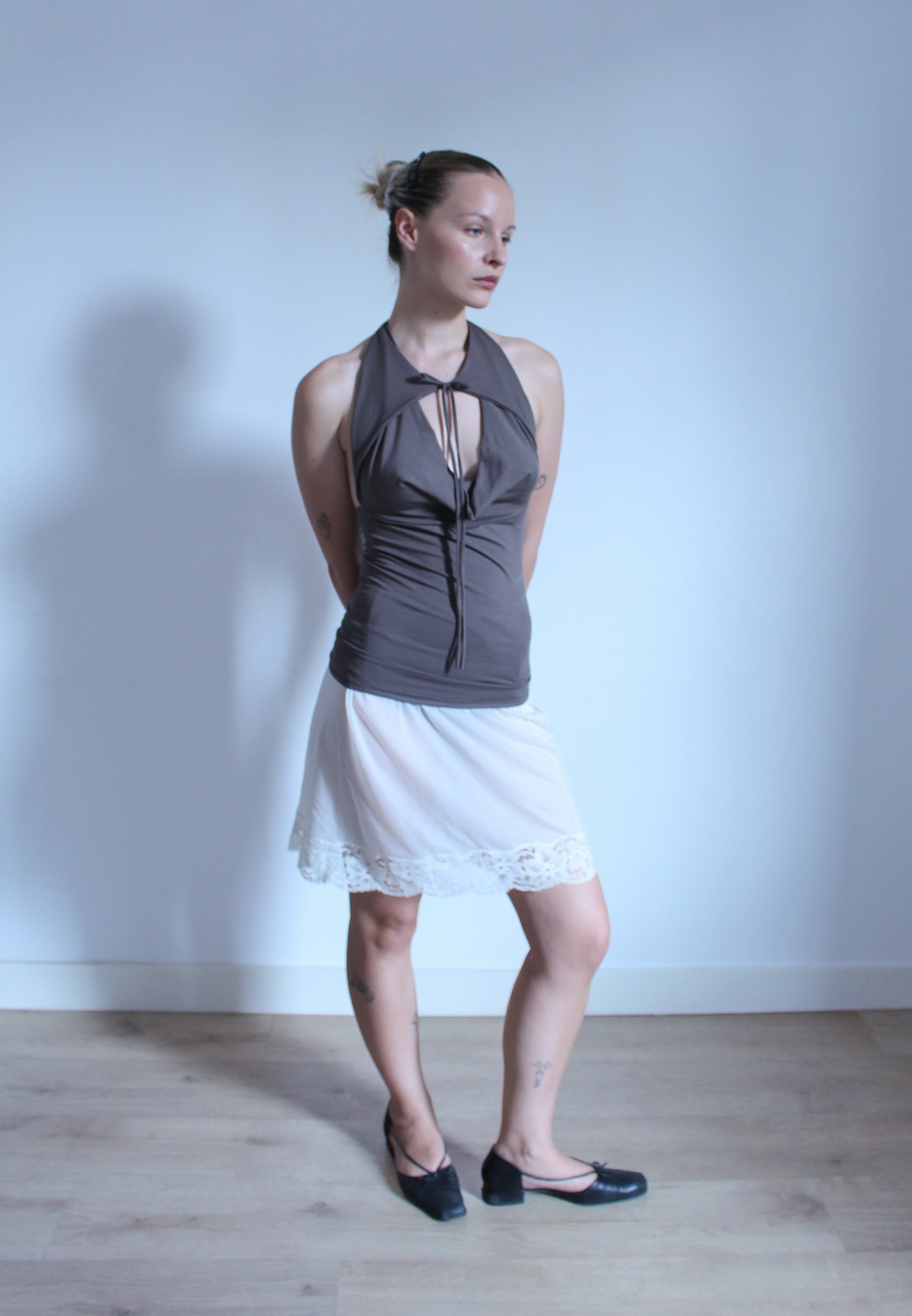 The Mevanou Top (In Taupe)
