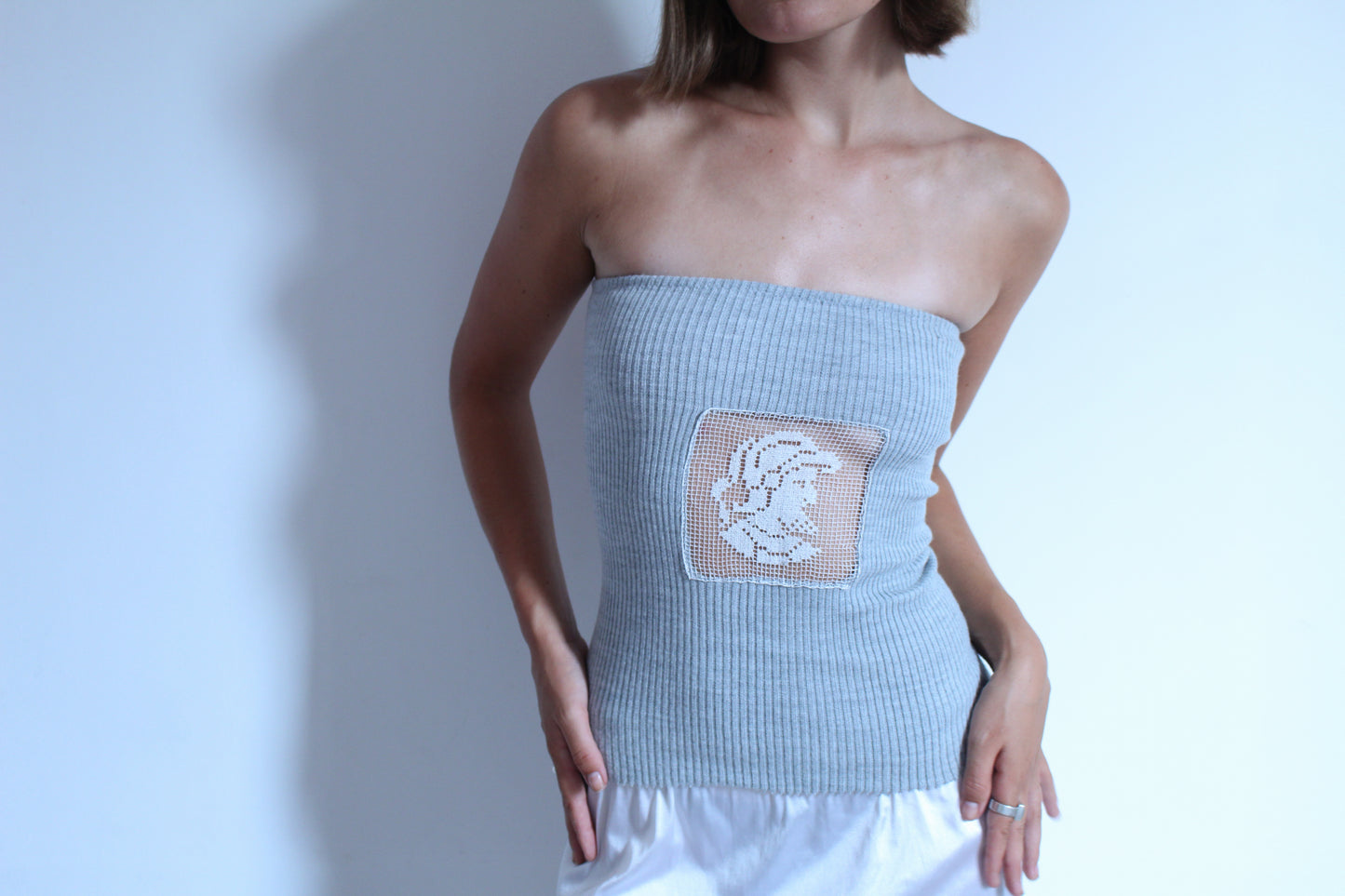 The Filet Lace Top (The Knight Portrait)