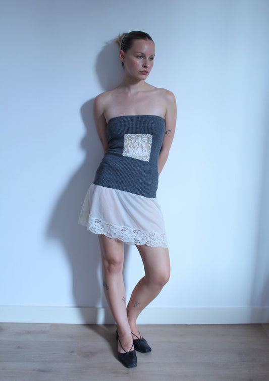 The Filet Lace Top (The Lady with Luggage)