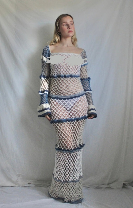 The Ocean Crochet Dress