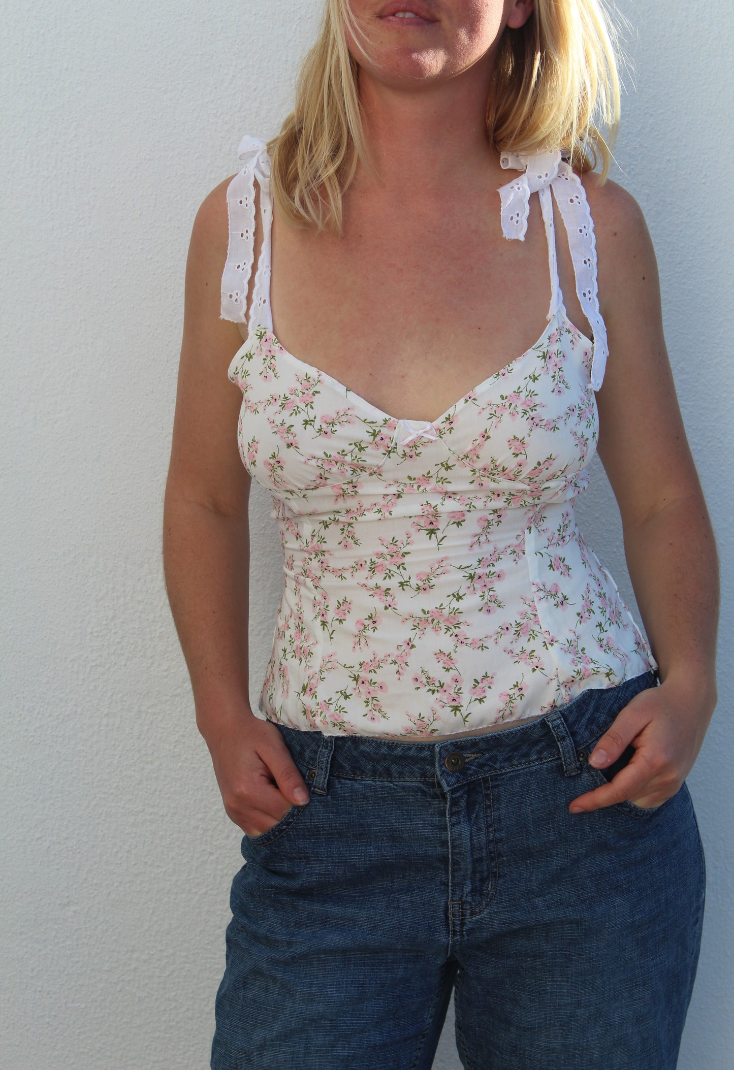 The Meadow Top (In Pink Daisy)
